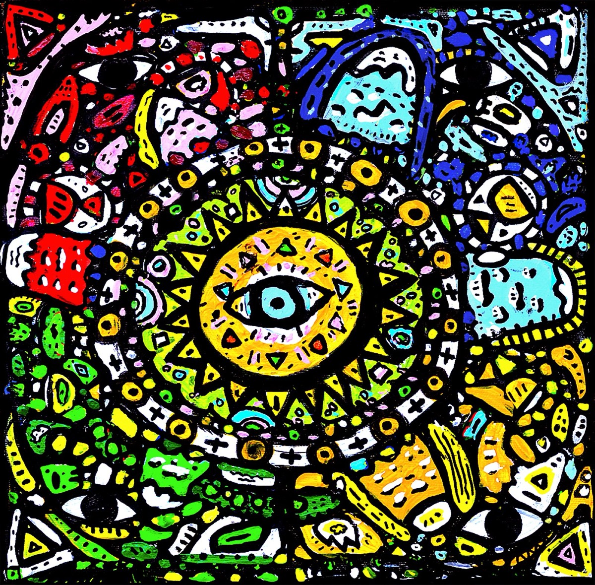 3 Minutes Avant Minuit, a painting by Space Raphaël
