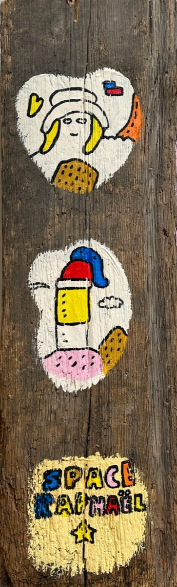 Au Sommet, a painting by Space Raphaël