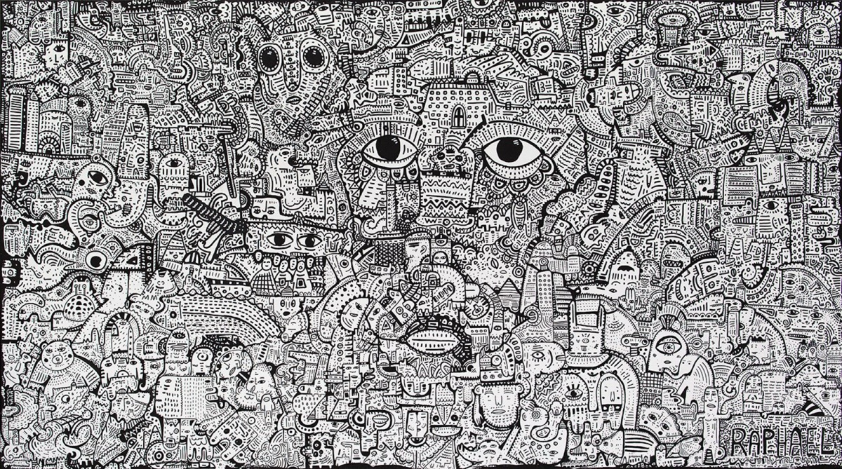 Auto Portrait, a painting by Space Raphaël
