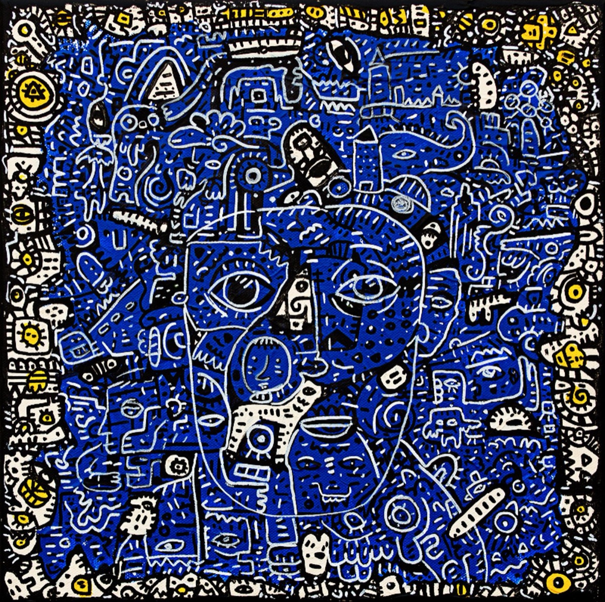 Ballade Dans La Nuit, a painting by Space Raphaël