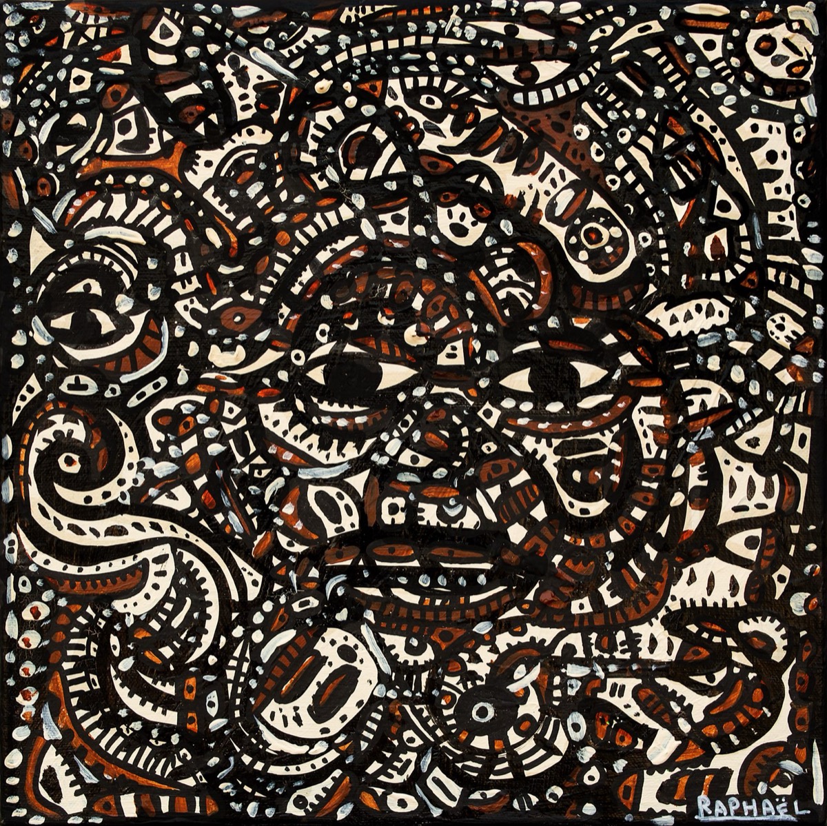 Black Premonition, a painting by Space Raphaël