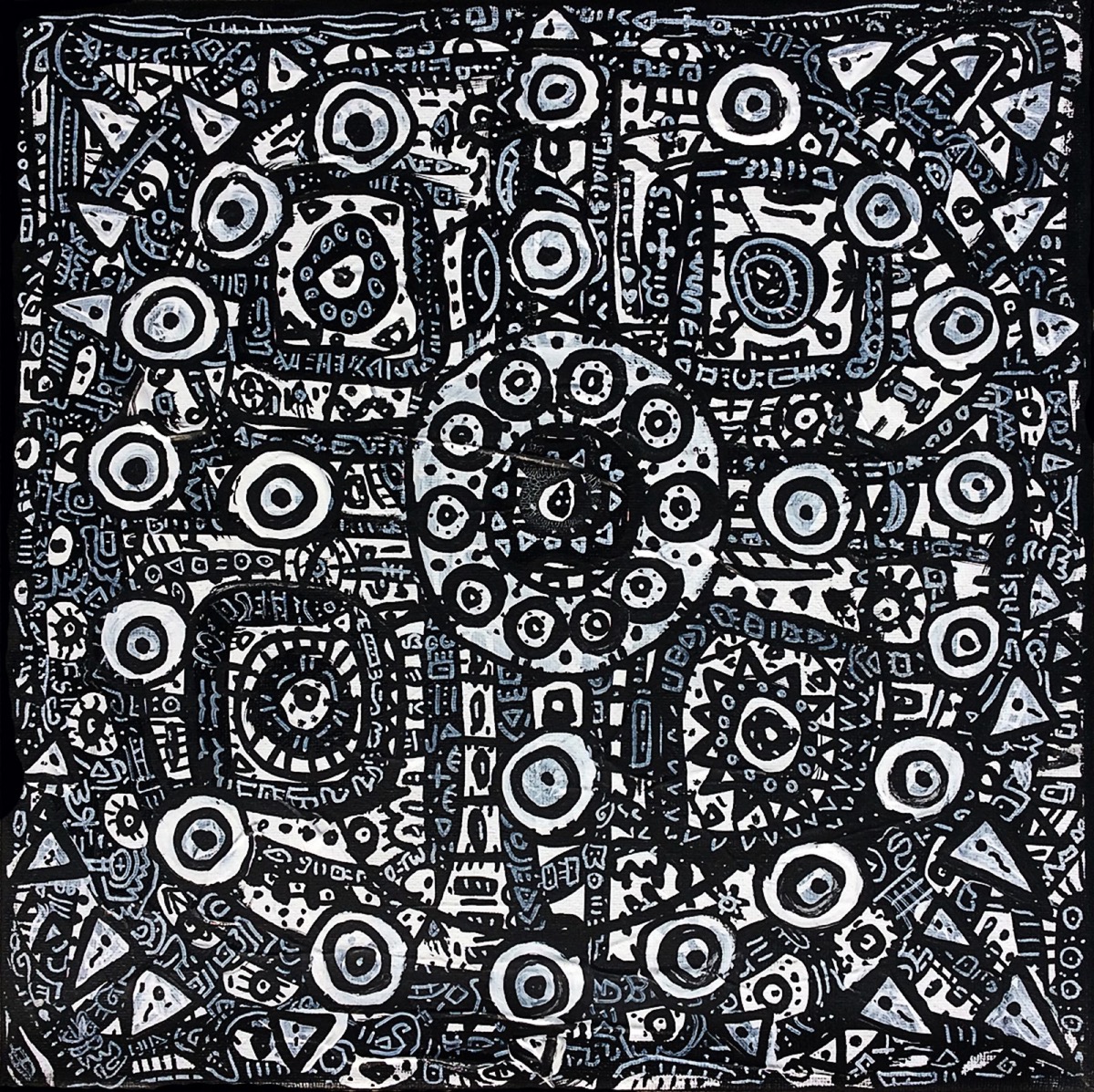 Blues Send Me Light, a painting by Space Raphaël