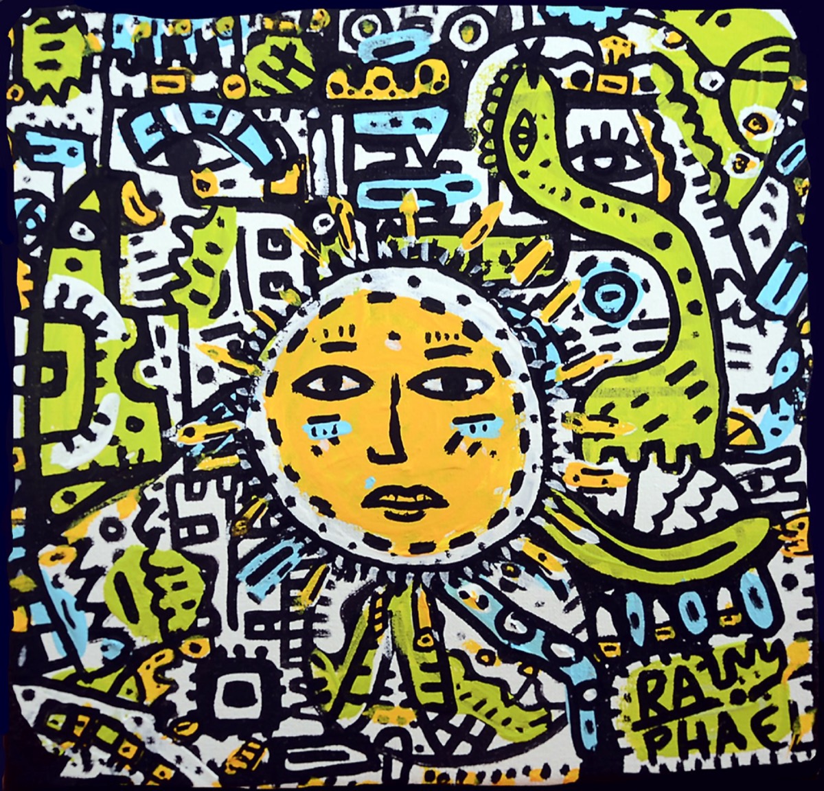 Comme Un Soleil, a painting by Space Raphaël
