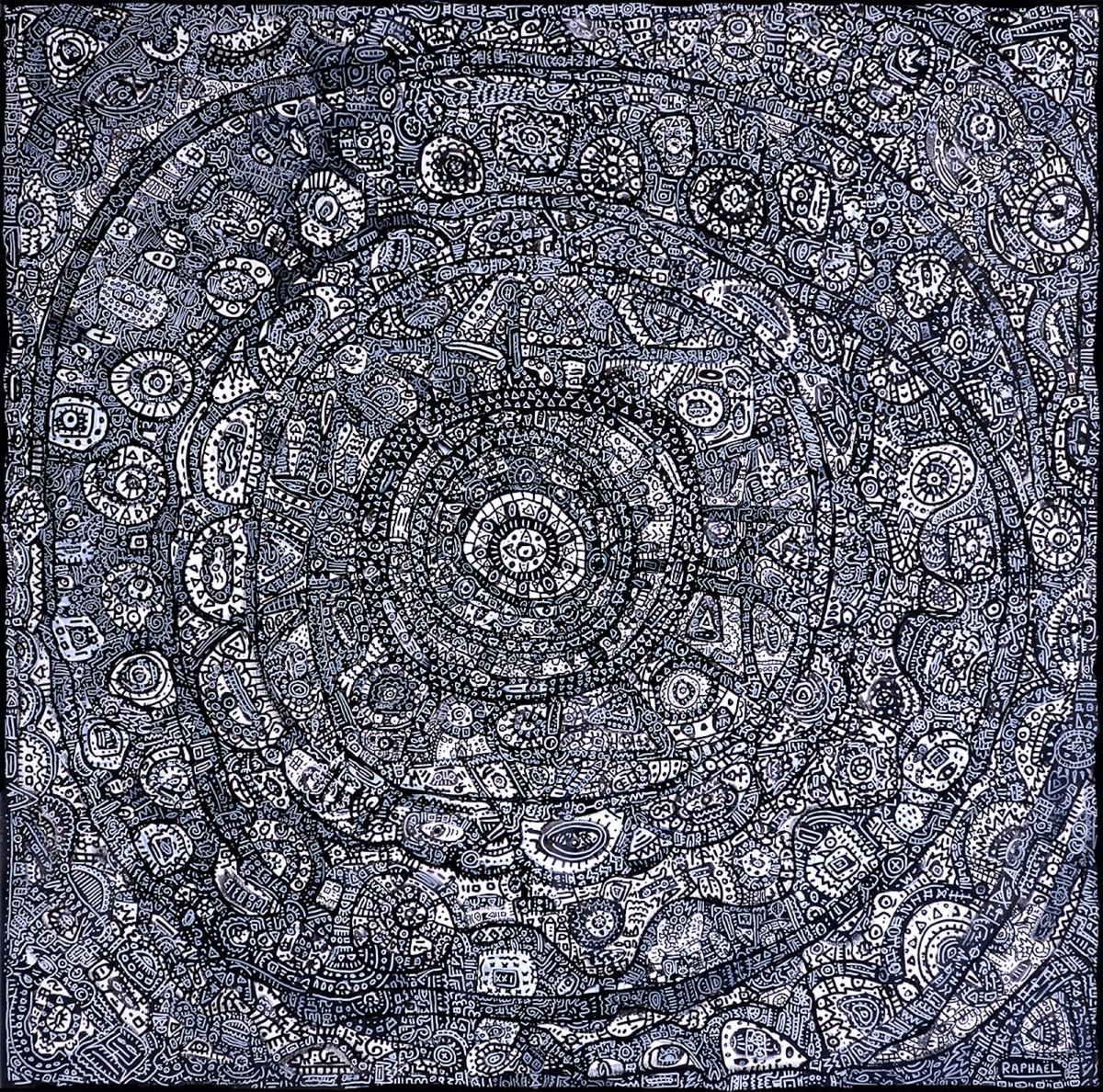 Cycle Initial, a painting by Space Raphaël