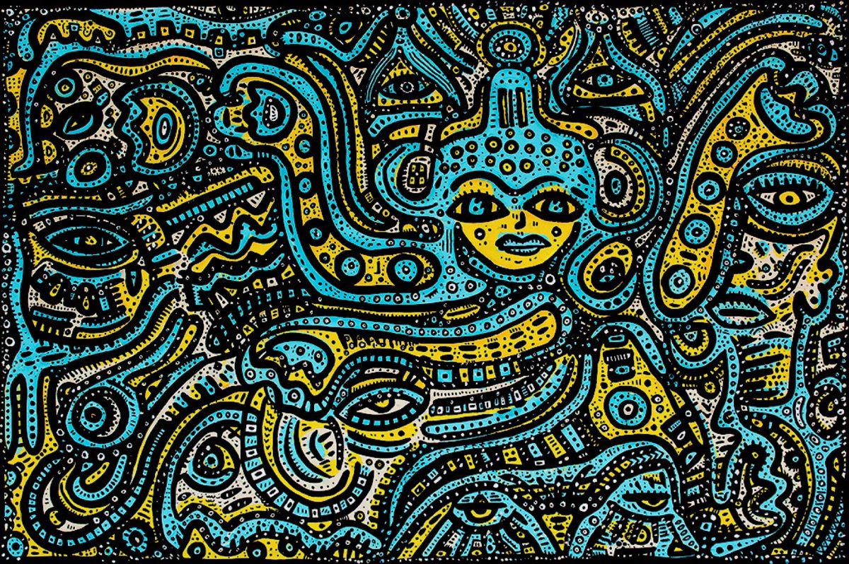 Destruction Divine, a painting by Space Raphaël