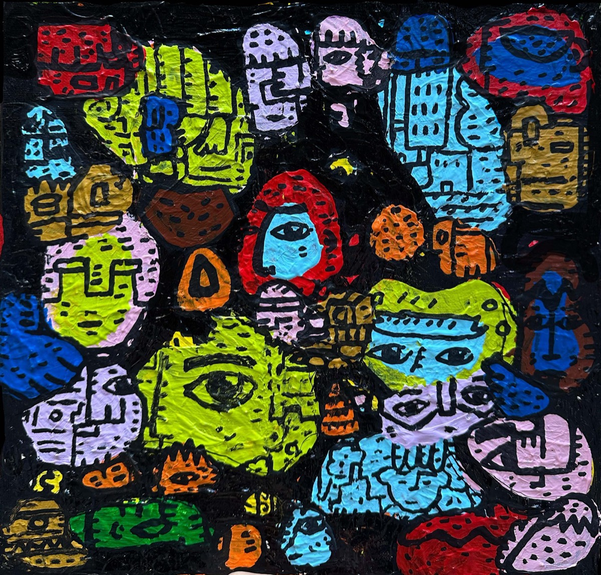 Eagle Eyes, a painting by Space Raphaël