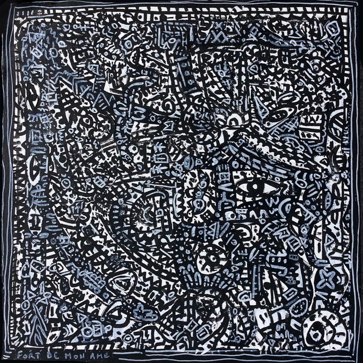 Fort De Mon Ame, a painting by Space Raphaël