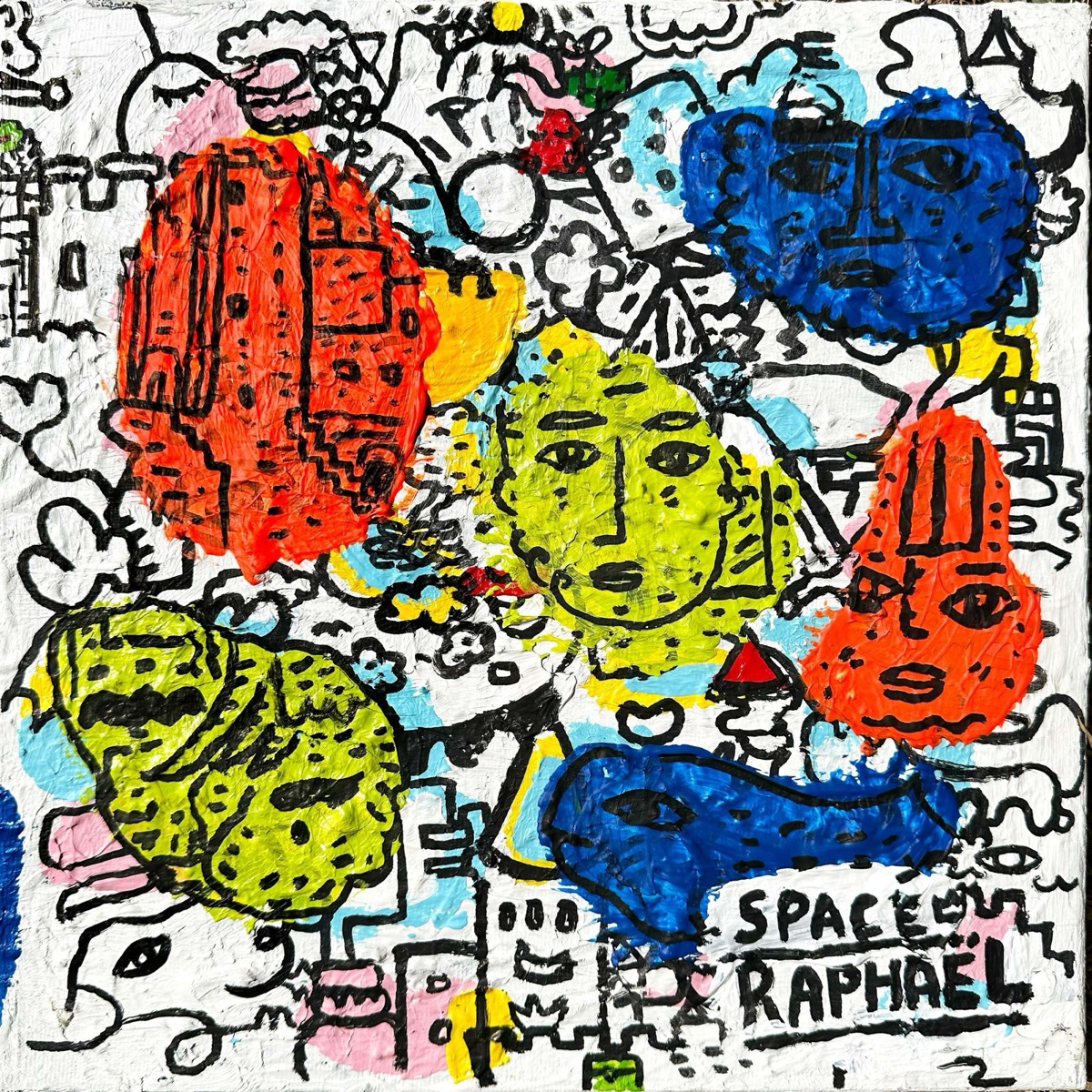 Greenish Yellow, a painting by Space Raphaël