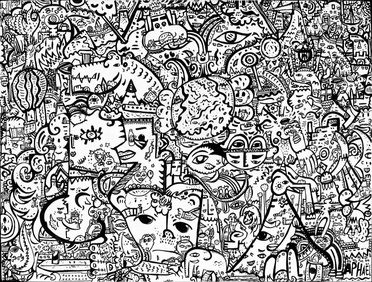 Harmony 2eme Version, a painting by Space Raphaël