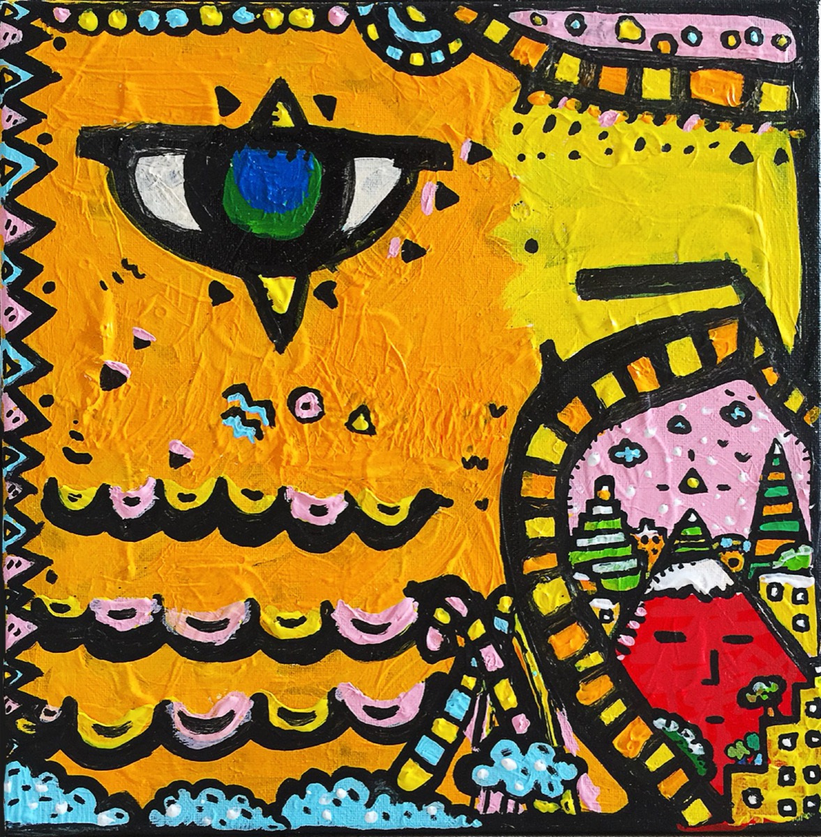 Horus, a painting by Space Raphaël