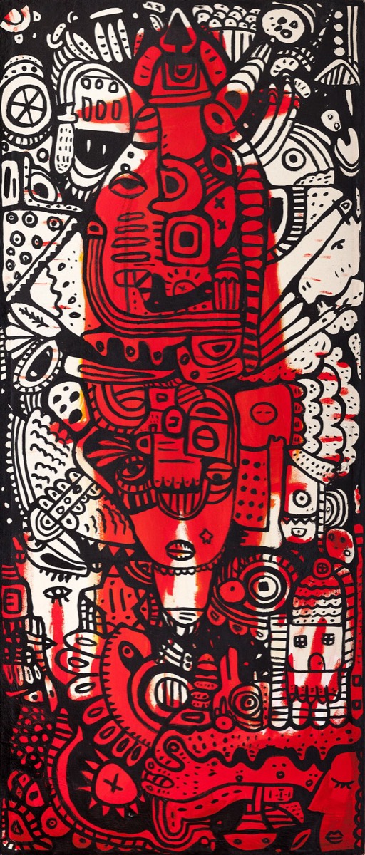 Il Etait Une Fois Dans Louest, a painting by Space Raphaël