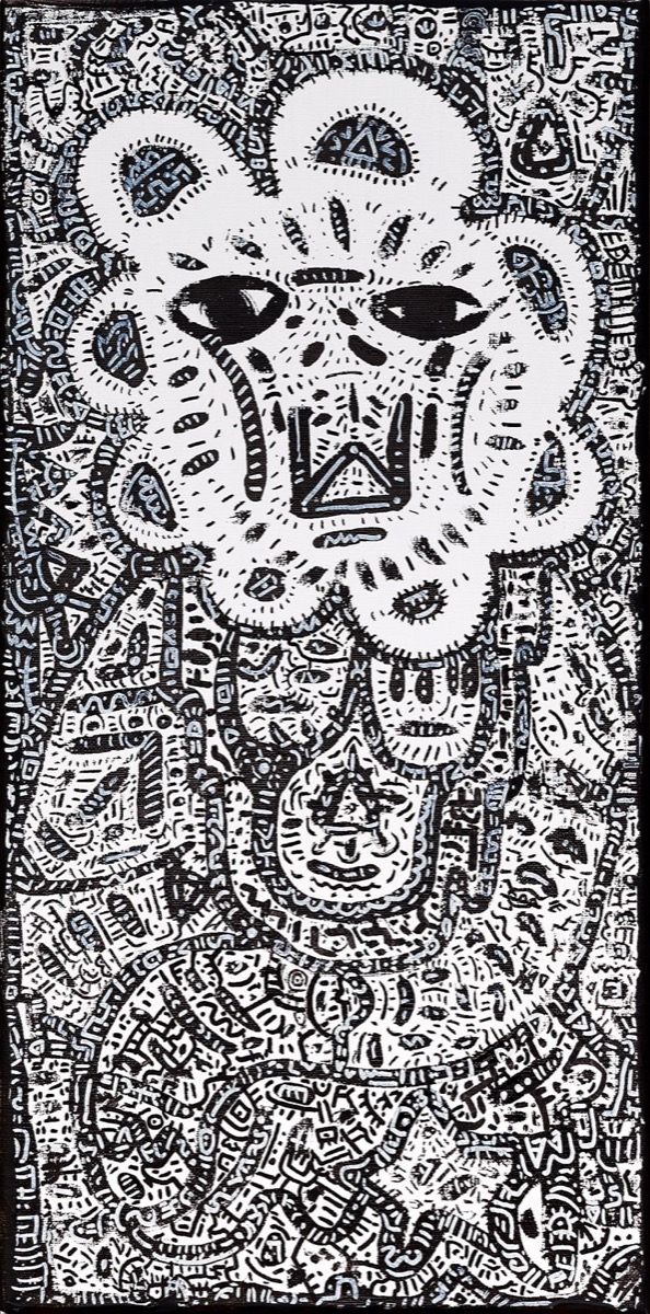 Im Still Around, a painting by Space Raphaël