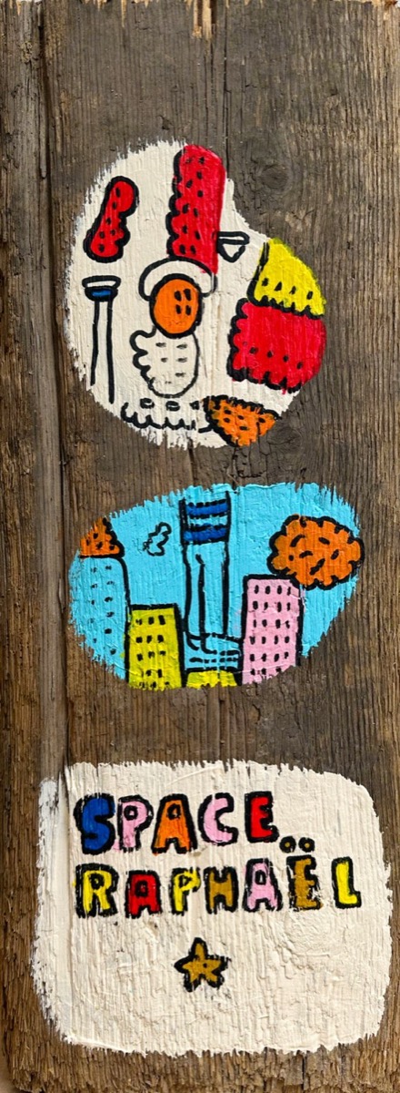 La Cible, a painting by Space Raphaël