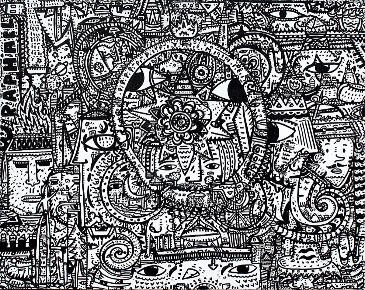 La Cite Des Reves, a painting by Space Raphaël
