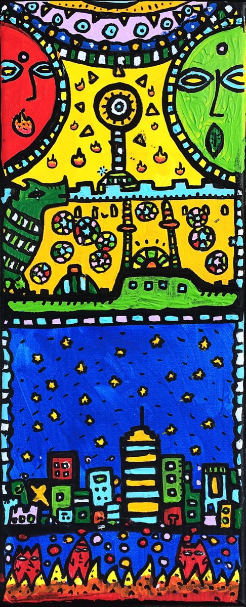 La Creation, a painting by Space Raphaël