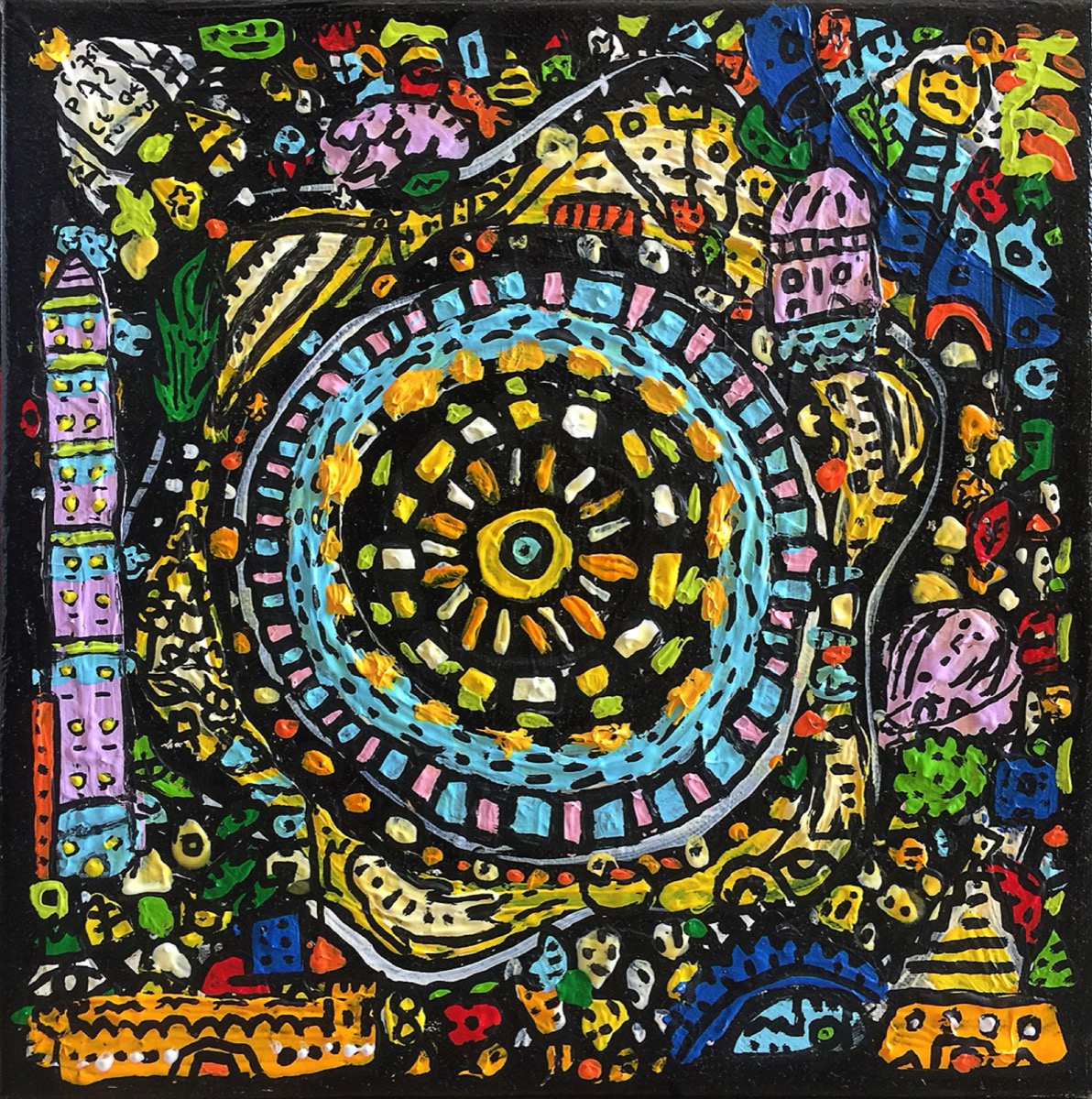 La Roue Du Temps, a painting by Space Raphaël