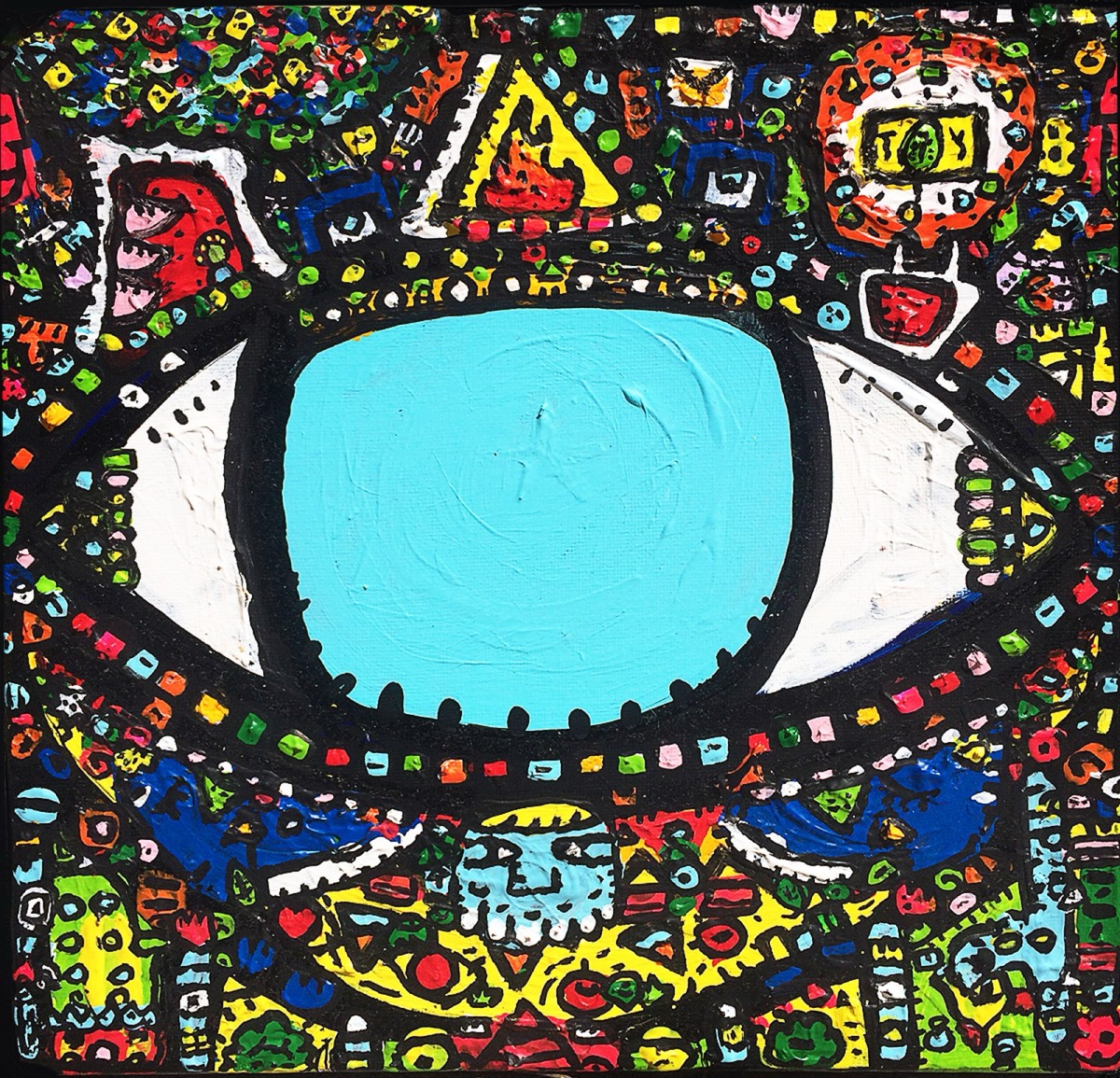 Le Retour Des Etoiles, a painting by Space Raphaël