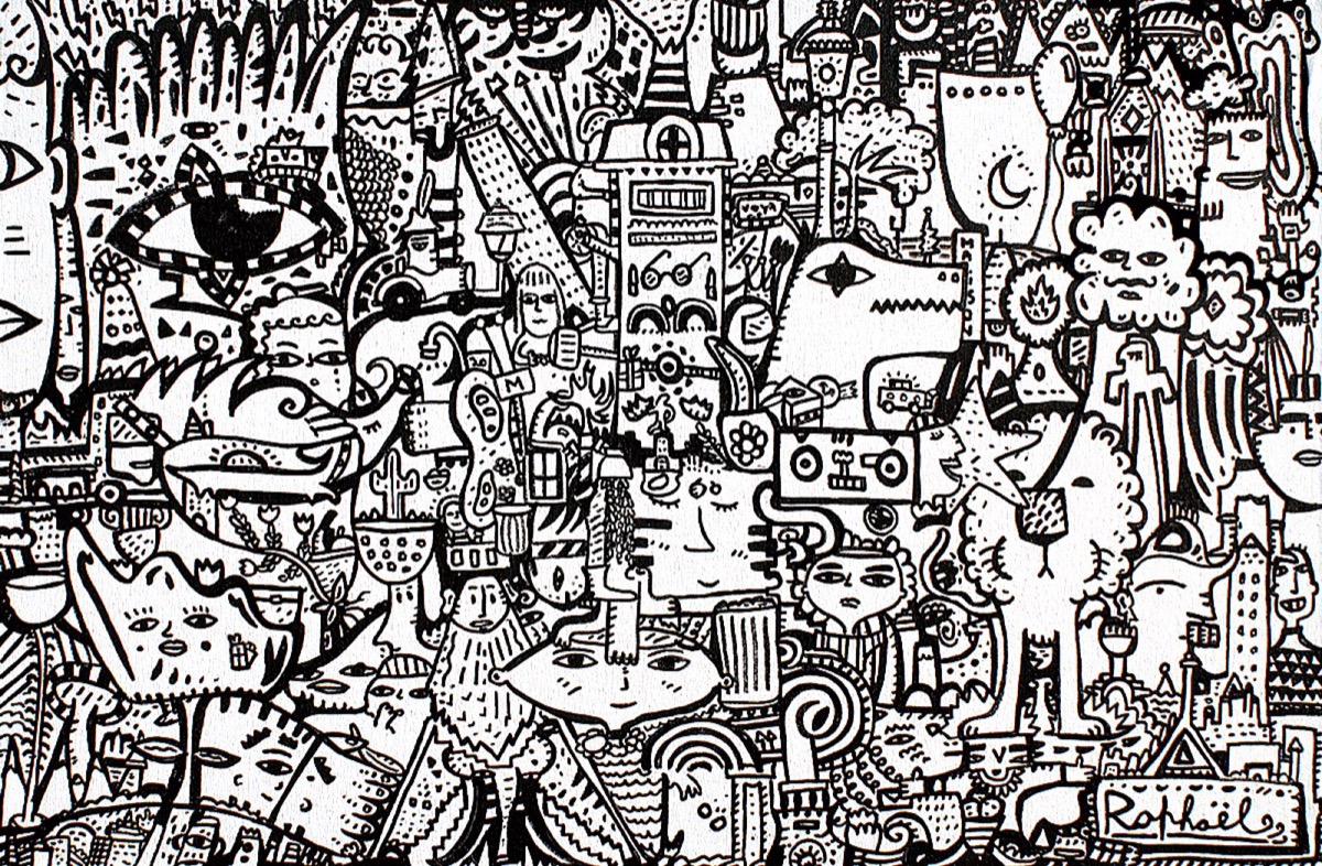 Le Royaume, a painting by Space Raphaël