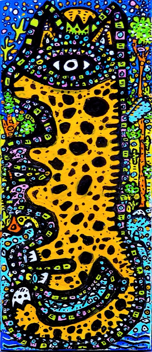 Leopard Arabie, a painting by Space Raphaël