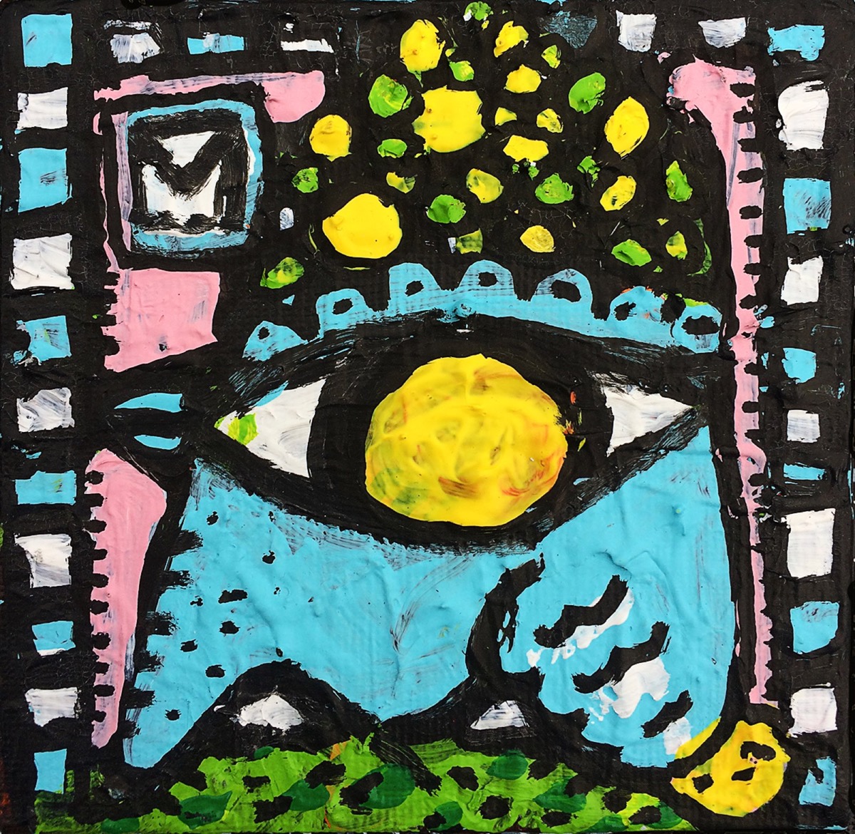 Messenger, a painting by Space Raphaël