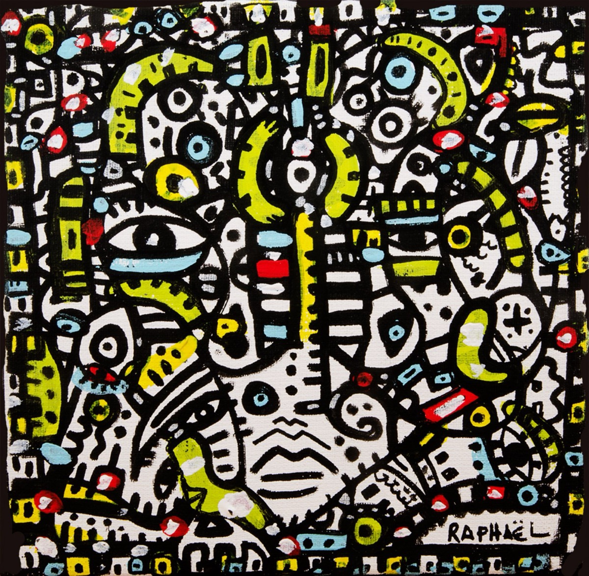 Papillon, a painting by Space Raphaël