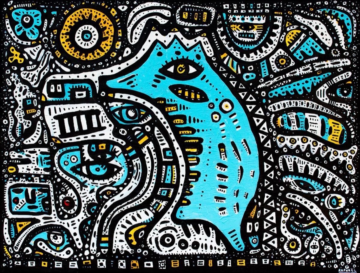 Pegasus, a painting by Space Raphaël