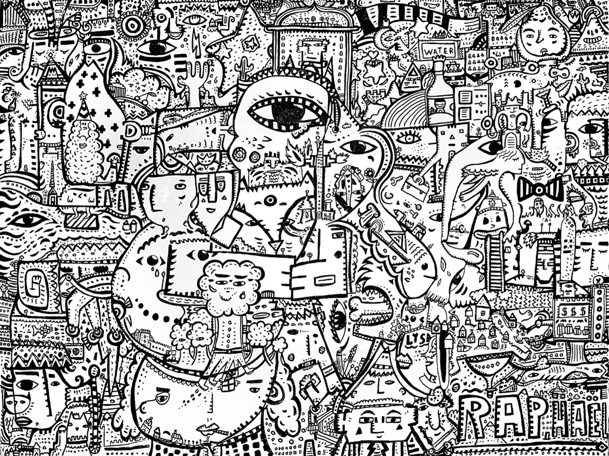 Percee, a painting by Space Raphaël