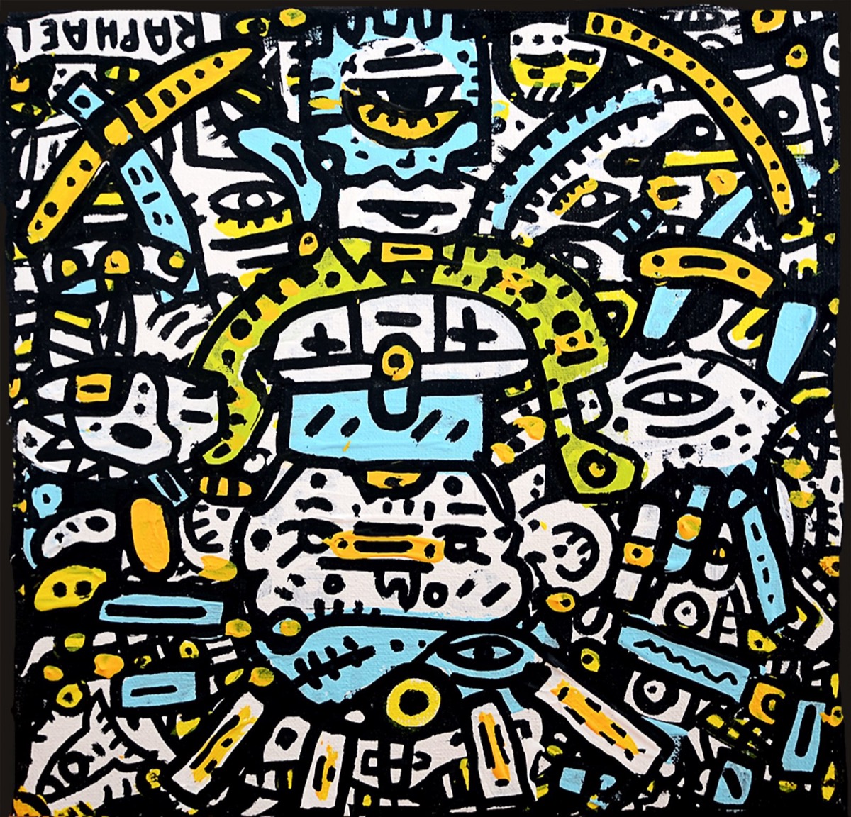 Quixoticeli, a painting by Space Raphaël