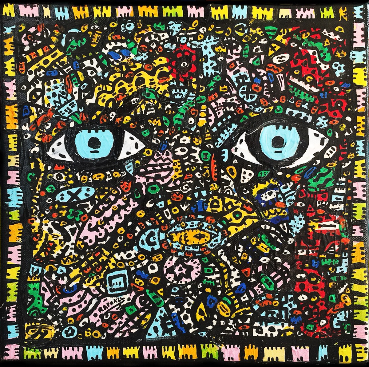 Sous Le Soleil Exactement, a painting by Space Raphaël