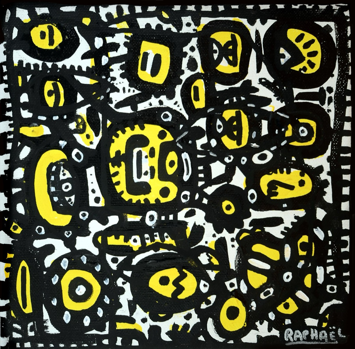 Telegraph, a painting by Space Raphaël