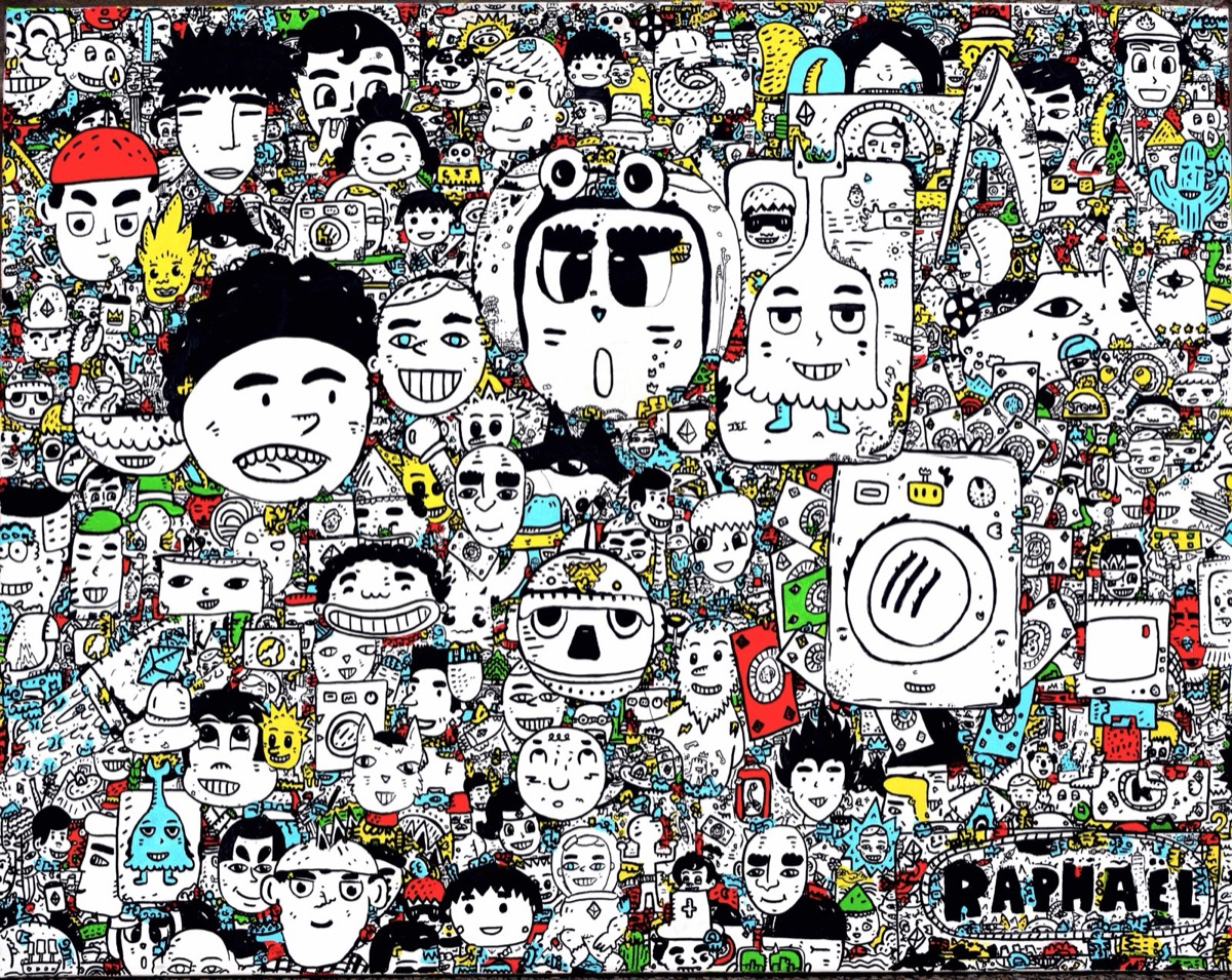 Tomorrow Joe, a painting by Space Raphaël