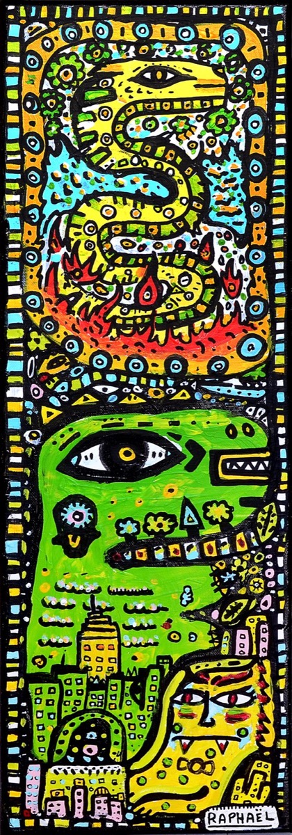 Watchit, a painting by Space Raphaël