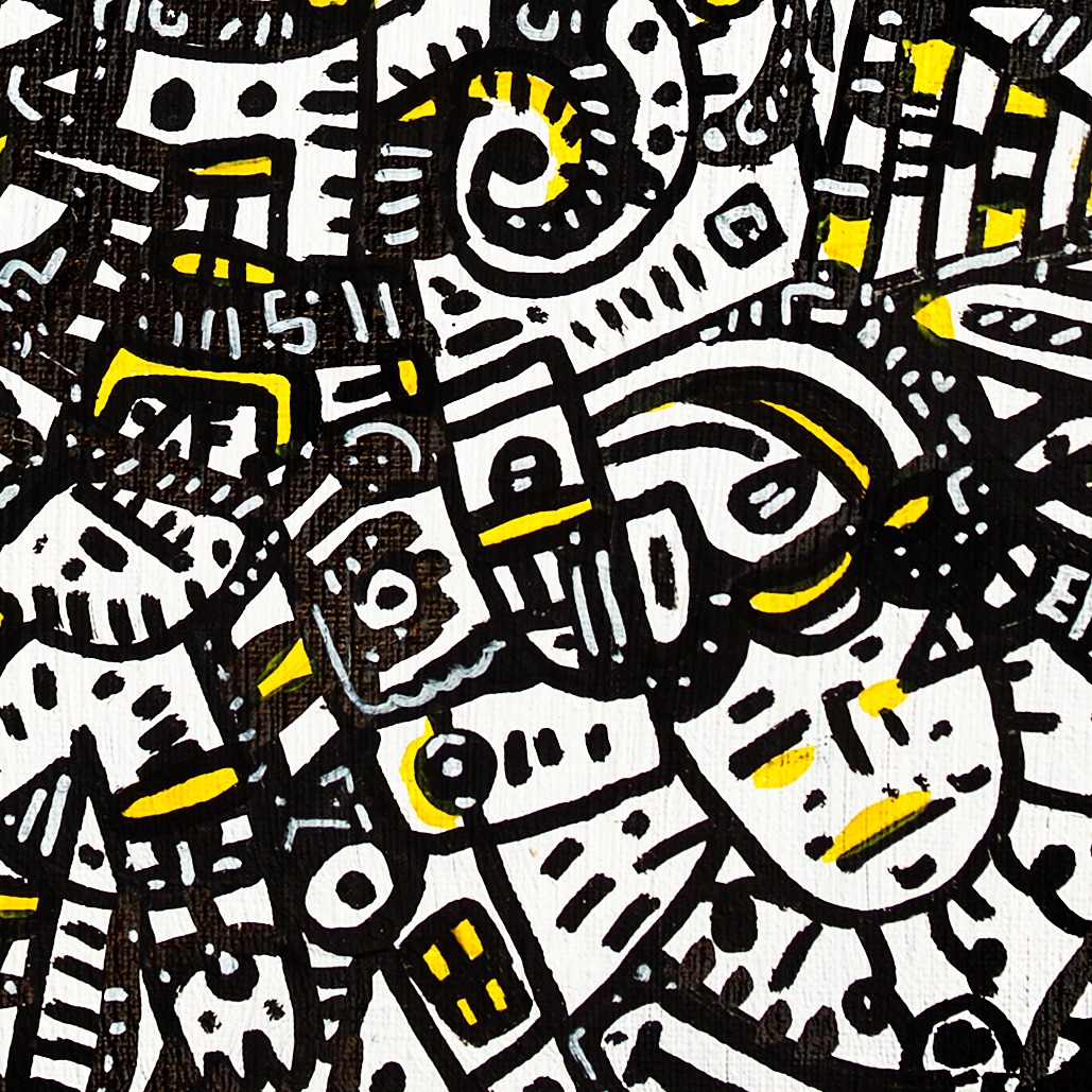 Smoke and Mirrors — original painting artwork by Space Raphaël