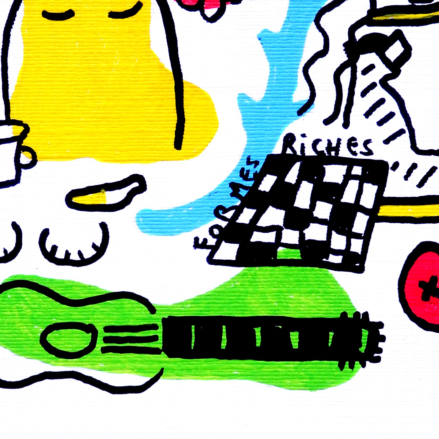 Formes Riches — original painting artwork by Space Raphaël