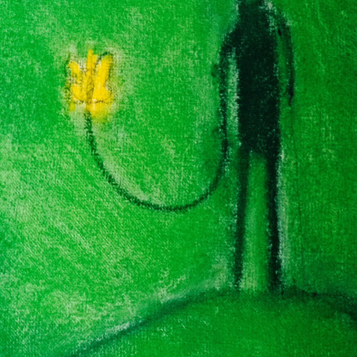 L'Homme au Papillon — original painting artwork by Space Raphaël