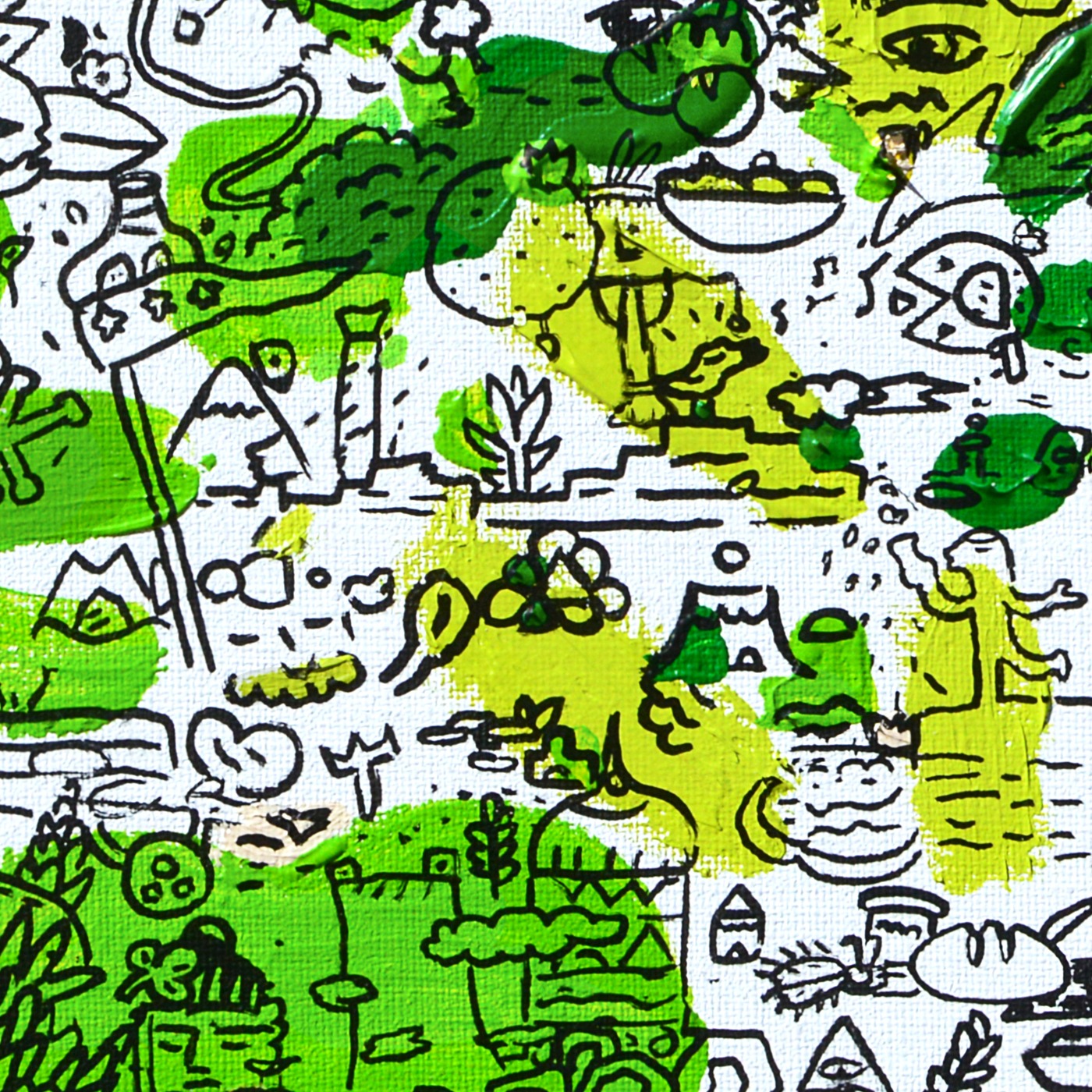 Oglala — original painting artwork by Space Raphaël