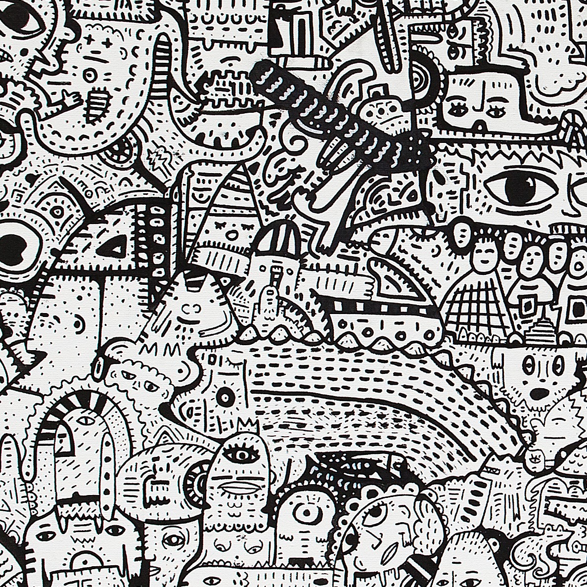 Auto Portrait — original painting artwork by Space Raphaël