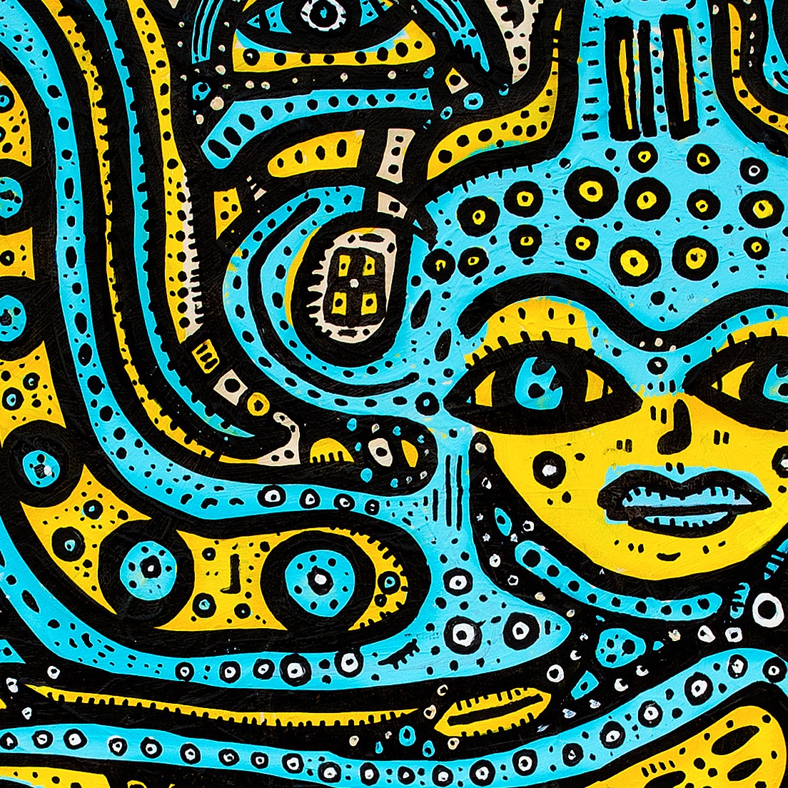Destruction Divine — original painting artwork by Space Raphaël