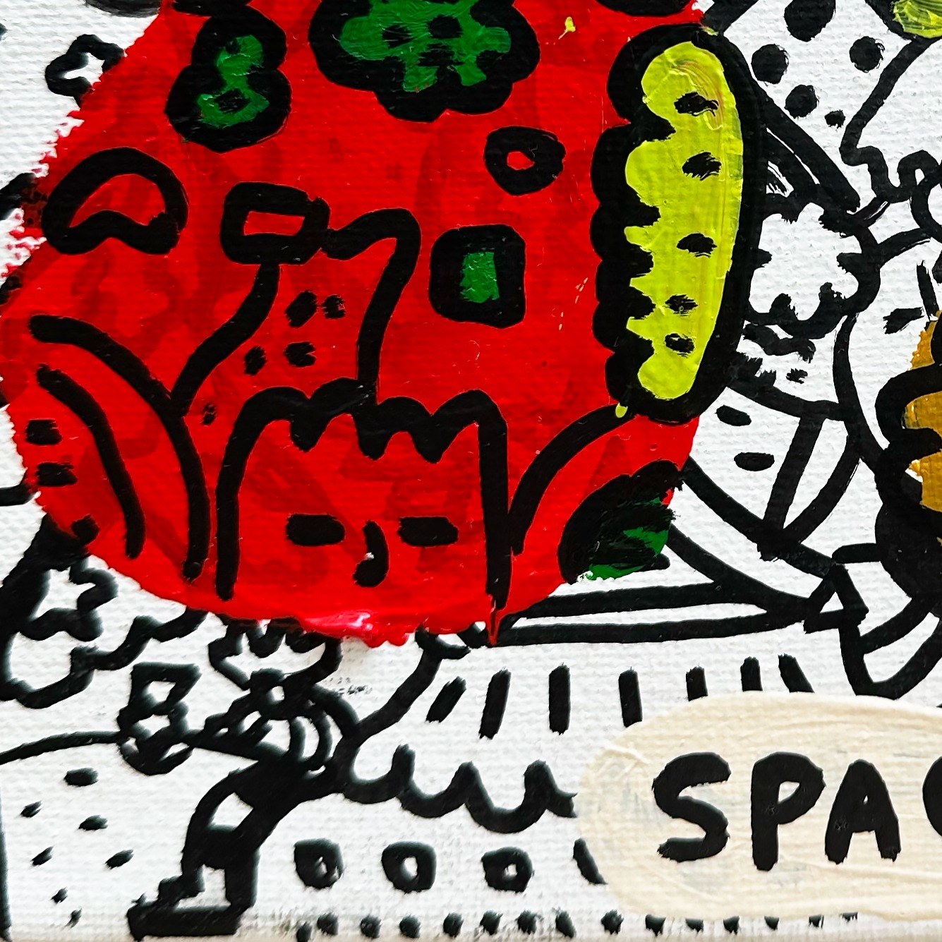 In the Night — original painting artwork by Space Raphaël