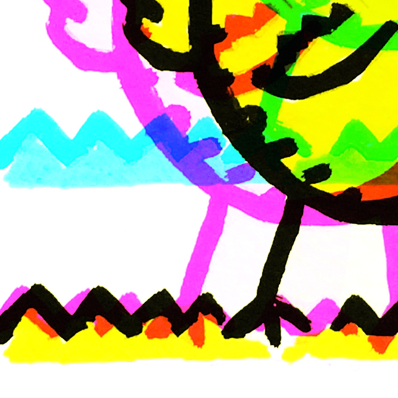 La Poule aux Oeufs d'Or — original painting artwork by Space Raphaël