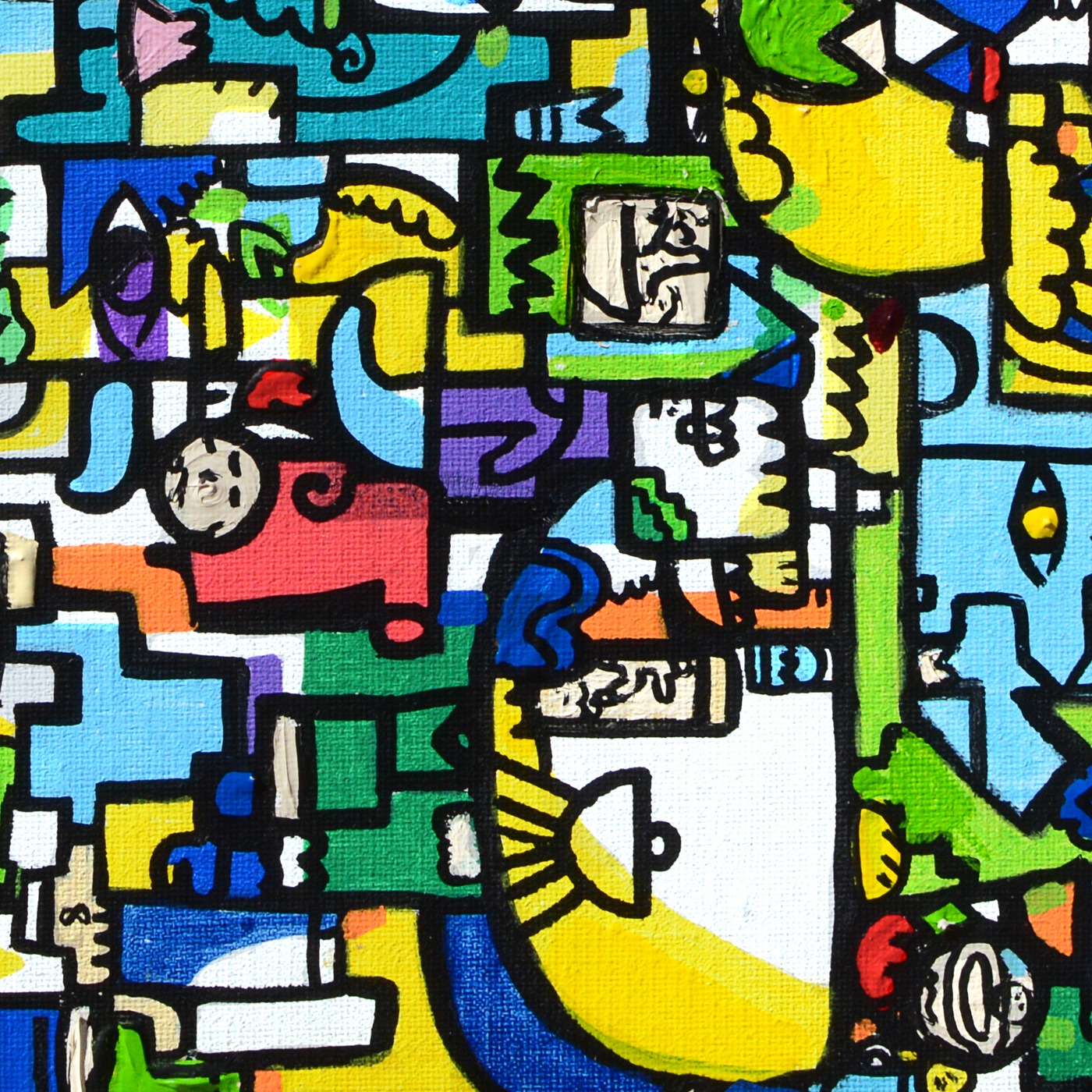 Portion — original painting artwork by Space Raphaël