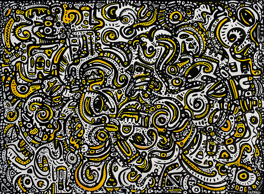 Outside artwork